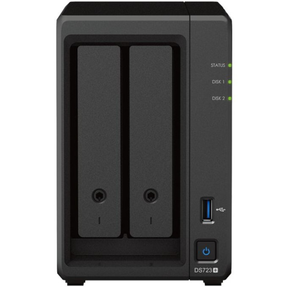 Synology DS723+-2G inkl. 1.92TB (2x 960GB Seagate IronWolf NAS SSD)
