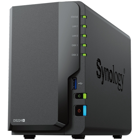 Synology DS224+-2G inkl. 3.84TB (2x 1.92TB Seagate IronWolf NAS SSD)