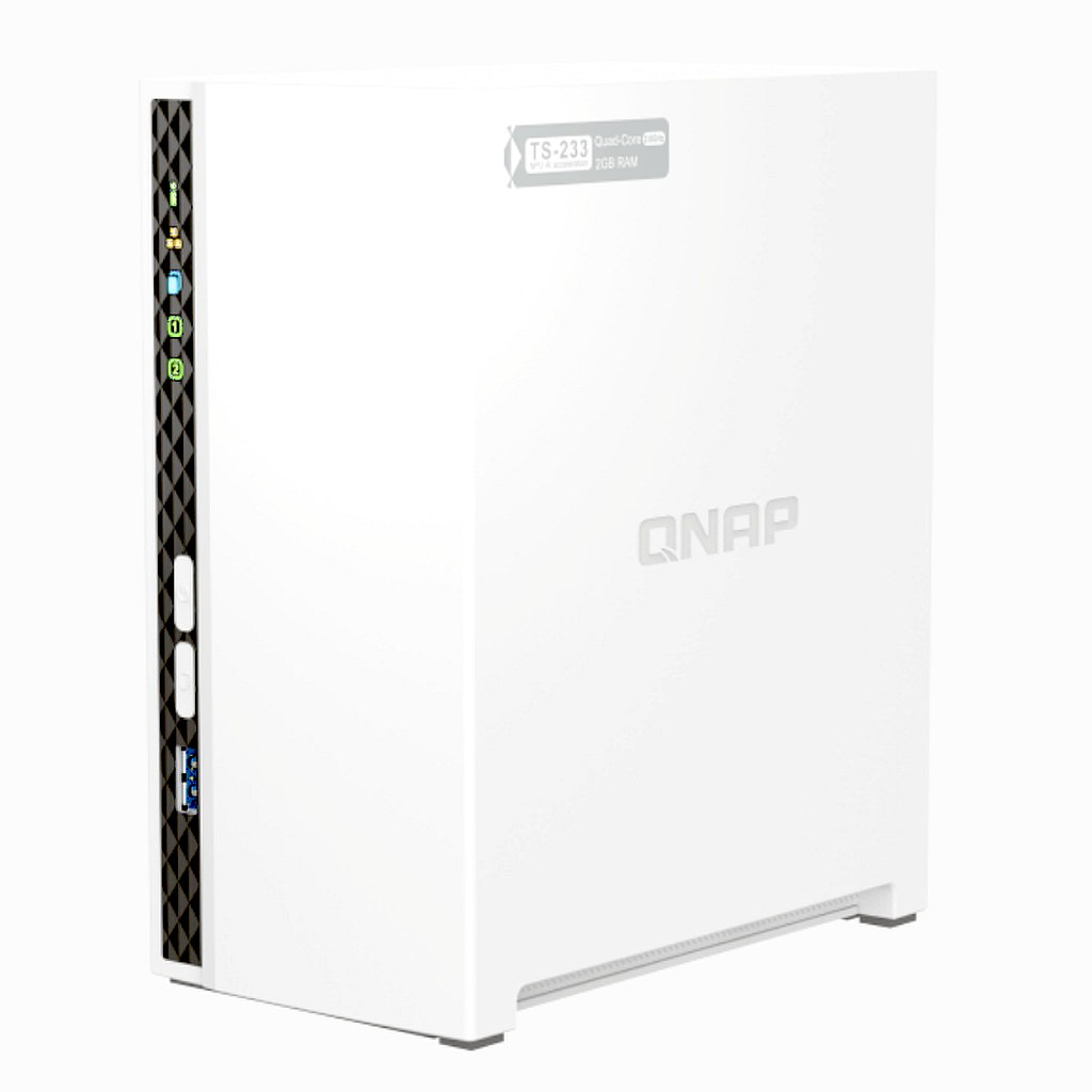Qnap TS-233 inkl. 16TB (2x 8TB)