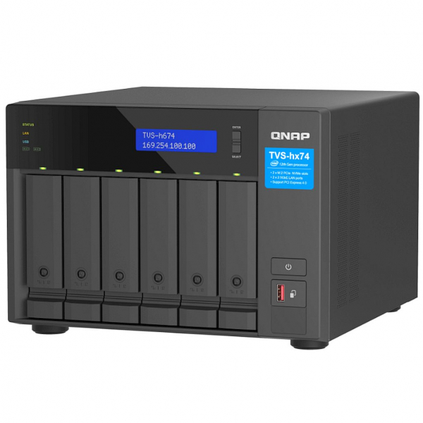 Qnap TVS-h674-i5-32G inkl. 132TB (6x 22TB)