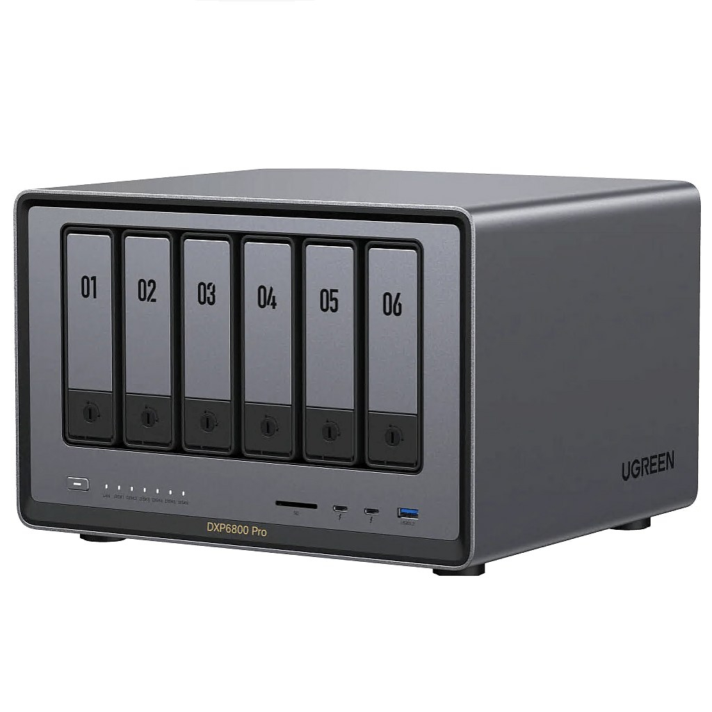 Ugreen NASync DXP6800 Pro inkl. 6x 10TB HDD (60TB)