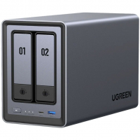 Ugreen NASync DXP2800 inkl. 24TB (2x12TB USED Seagate EXOS)