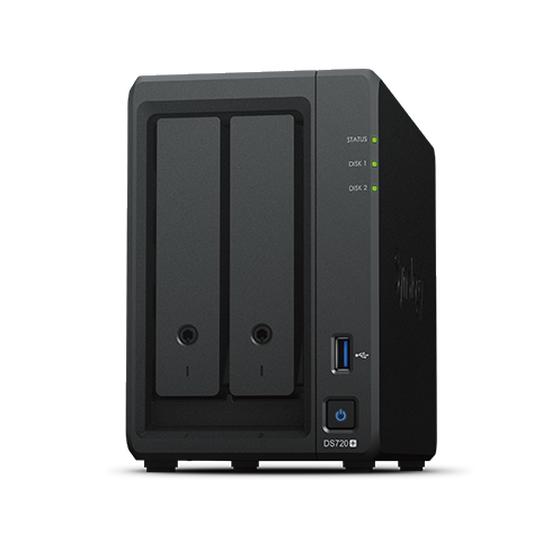 Synology DS720+ -2GB RAM inkl. 7.68TB (2x 3.84TB Seagate IronWolf NAS SSD)